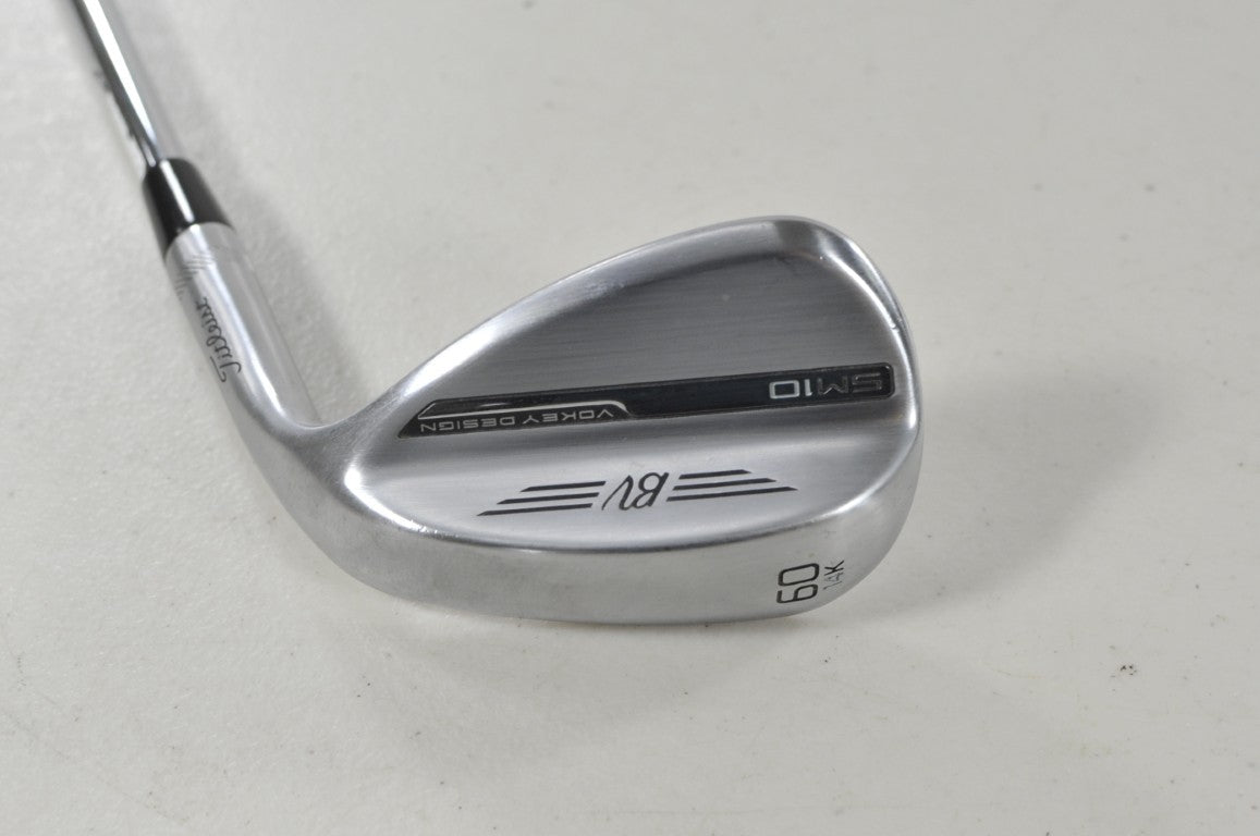 Titleist Vokey SM10 Tour Chrome 60*-14K Wedge Stiff Flex Rifle 6.0 Steel #224189