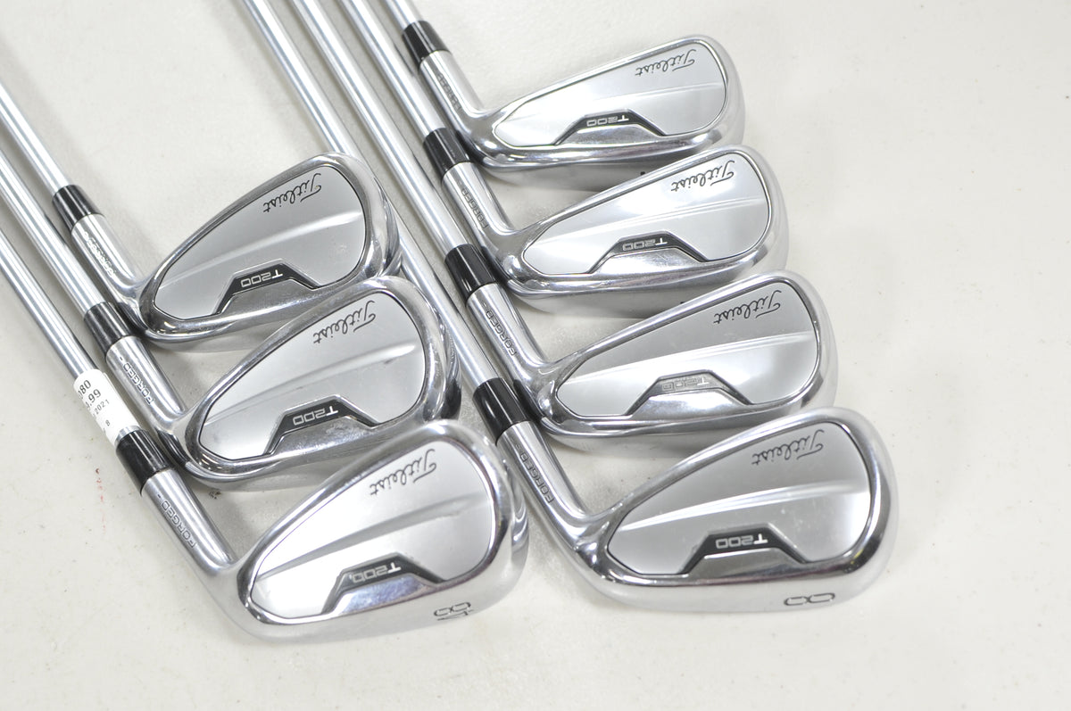 Titleist T200 2021 5-PW,48* Iron Set Regular Project X IO 5.5 105g Steel #226080