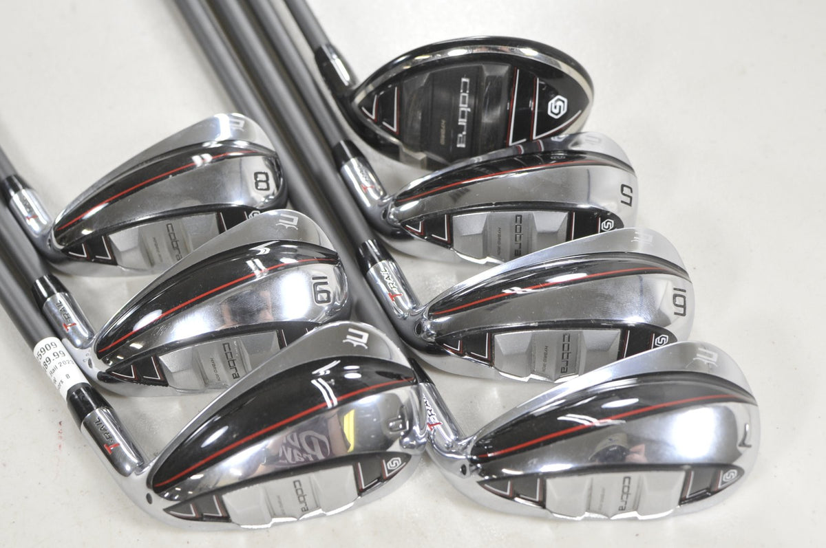 Cobra T-Rail 2023 4H, 5-PW Iron Set Senior Lite Flex 45g RH Graphite #225909