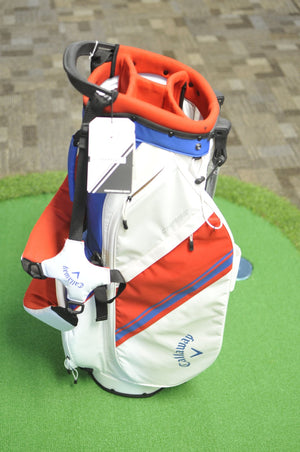 Callaway Chase Stand Golf Bag Blue/White/Red 4-Way Top #226578