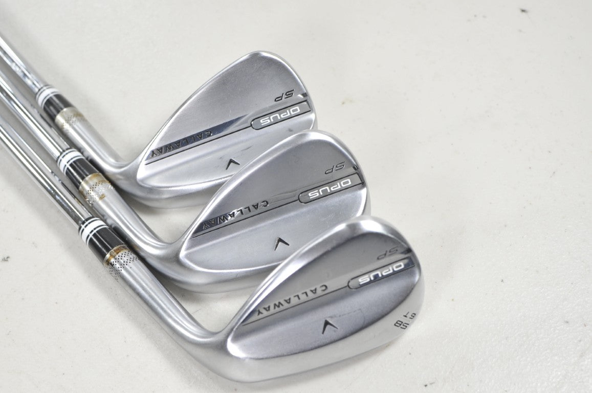 Callaway Opus SP Chrome 50*, 54*, 58* Wedge Set DG S400 Masters Steel # 221763