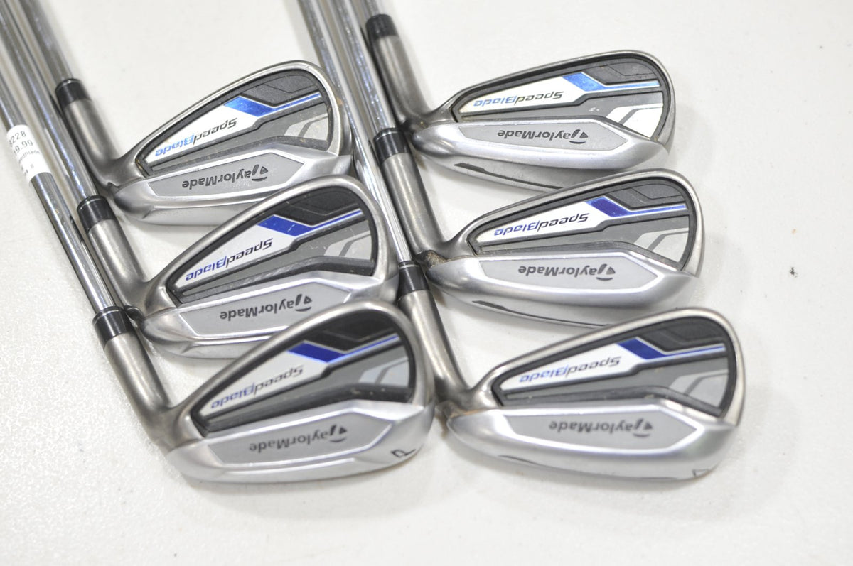 TaylorMade SpeedBlade 5-PW Iron Set KBS MAX 80 Regular Flex Right Steel #228228