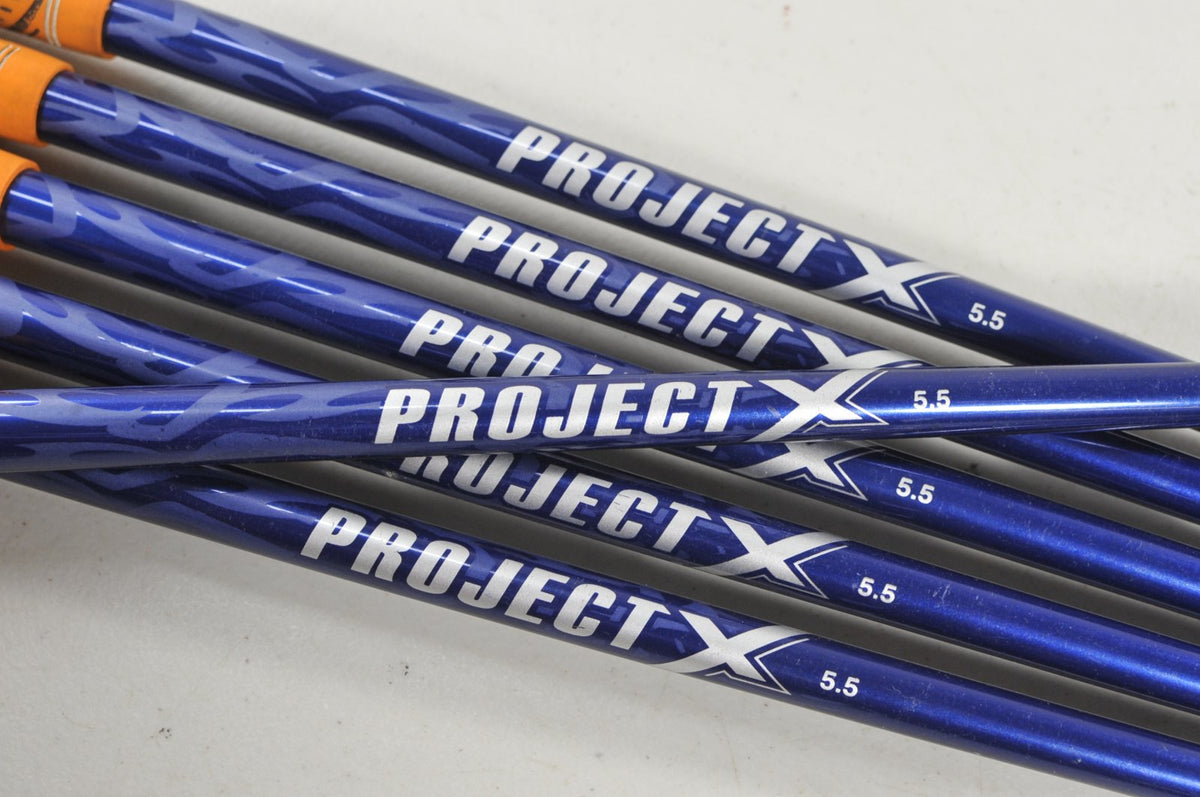 Project X 5.5 Regular Graphite Pulled Iron Set Shaft Set .370 6-PW,GW #225950