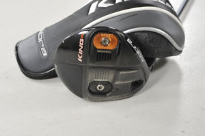 LEFT HANDED Cobra King F6 3-4 Fairway Wood Stiff 65Q4 Red Tie Graphite #225031