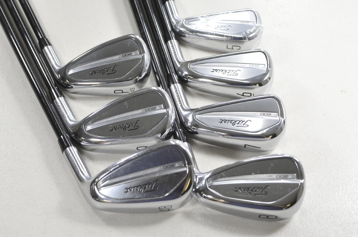 Titleist T200 2023 5-PW,48* Iron Set Regular Flex Tensei Blue Graphite #218412