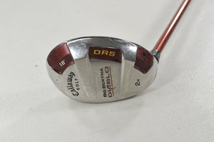 LEFT HANDED Callaway Big Bertha Diablo 2-18* Hybrid Stiff Flex Graphite # 221387