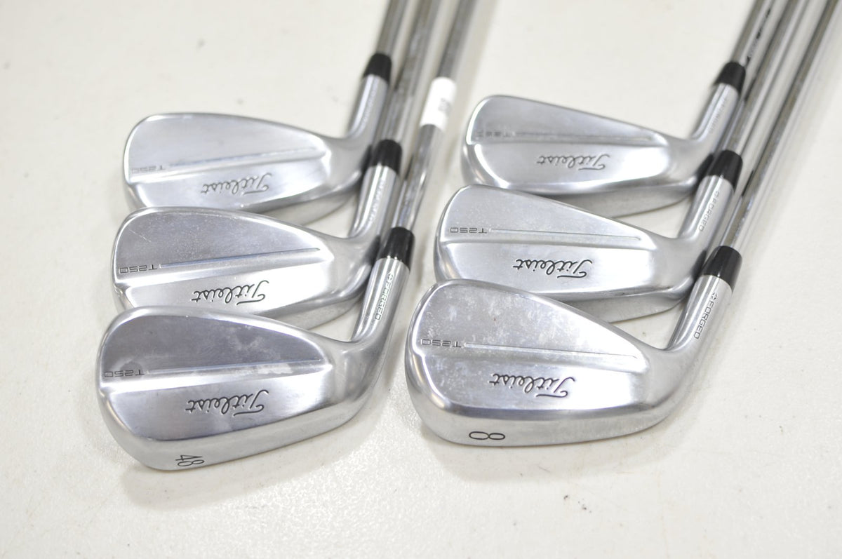 LEFT HANDED Titleist T250 2025 6-PW,48* Iron Set Regular Flex KBS Steel #228151