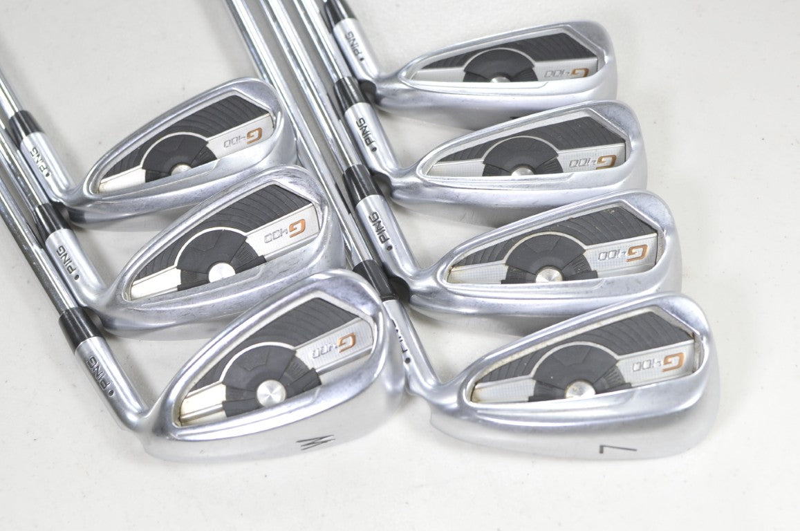 Ping G400 4-W Iron Set Regular Flex Black Dot Right AWT 2.0 Steel # 220269