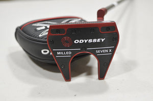 Odyssey Red Seven X 2025 34" Putter Right Steel with Cover  #228252