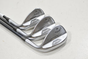 Callaway Opus Brushed Chrome 50°, 54°, 58° Wedge Set RH Recoil Dart 65g #229413