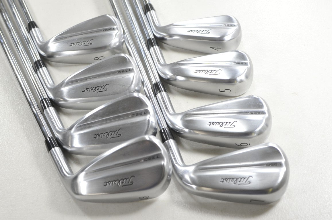 Titleist T350 2025 4-PW,48* Iron Set Regular Flex Right AMT Red Steel # 218907