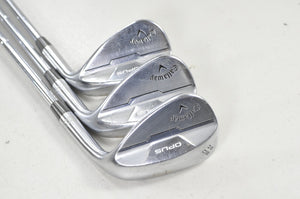 Callaway Opus Brushed Chrome 50*,56*,60* Wedge Set DG MID 115g Steel # 223110