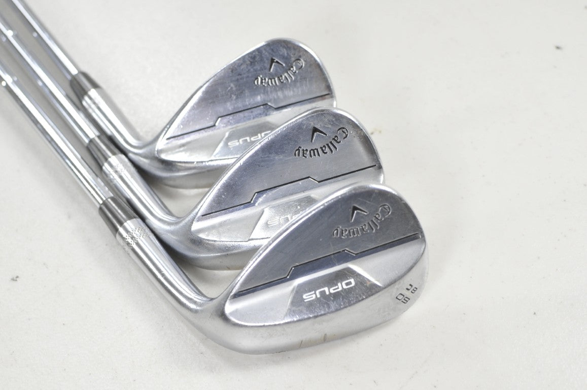 Callaway Opus Brushed Chrome 50*,56*,60* Wedge Set DG MID 115g Steel # 223110