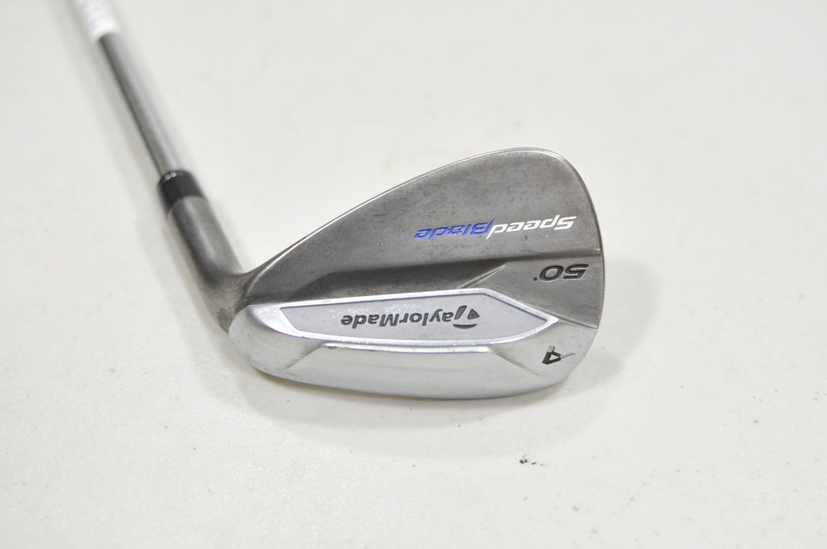 TaylorMade SpeedBlade AW 50* Approach Wedge KBS MAX 80 Regular Steel #228229