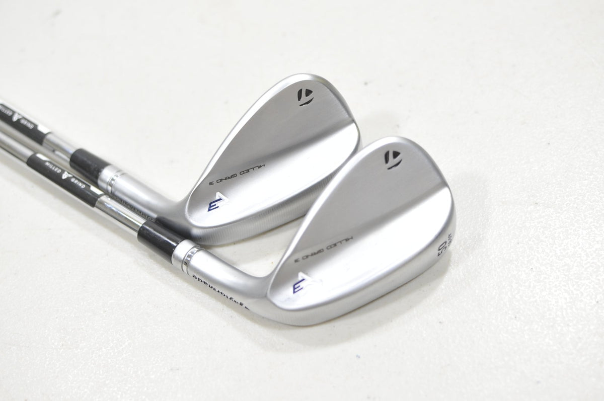 TaylorMade Milled Grind 3 Chrome 50°, 54° Wedge Set Stiff RH #228993