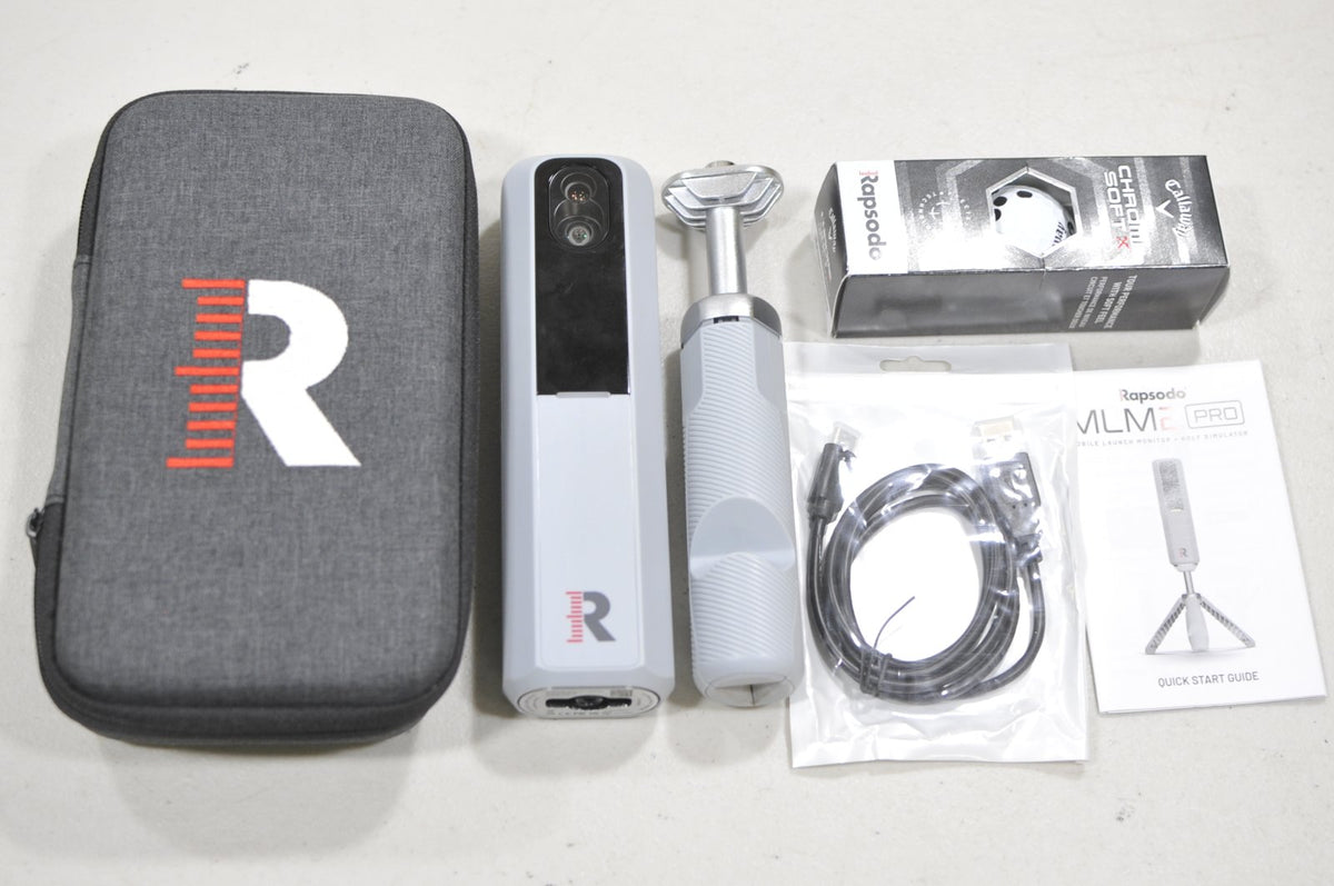 Rapsodo MLM2 Pro Mobile Launch Monitor Golf Simulator Swing + Ball Data #230730