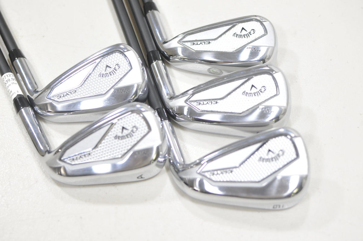 Callaway Elyte Max Fast 7-PW,AW Iron Set Senior Flex Vanquish 4 Graphite #227123
