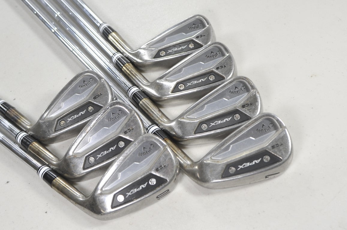 Callaway Apex TCB 24 Raw 4-10 Iron Set X-Stiff Flex Right DG X100 Steel # 221761