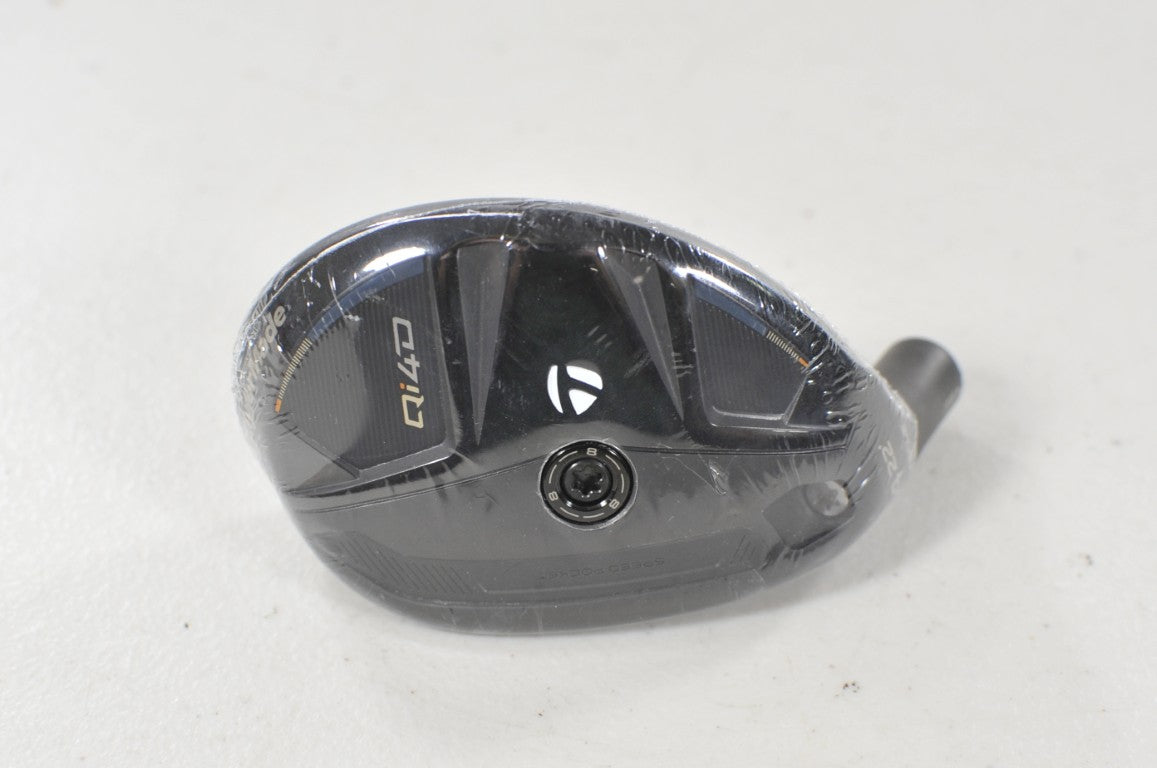 LEFT HANDED TaylorMade Qi4D Rescue 4-22* Hybrid HEAD ONLY New #224721