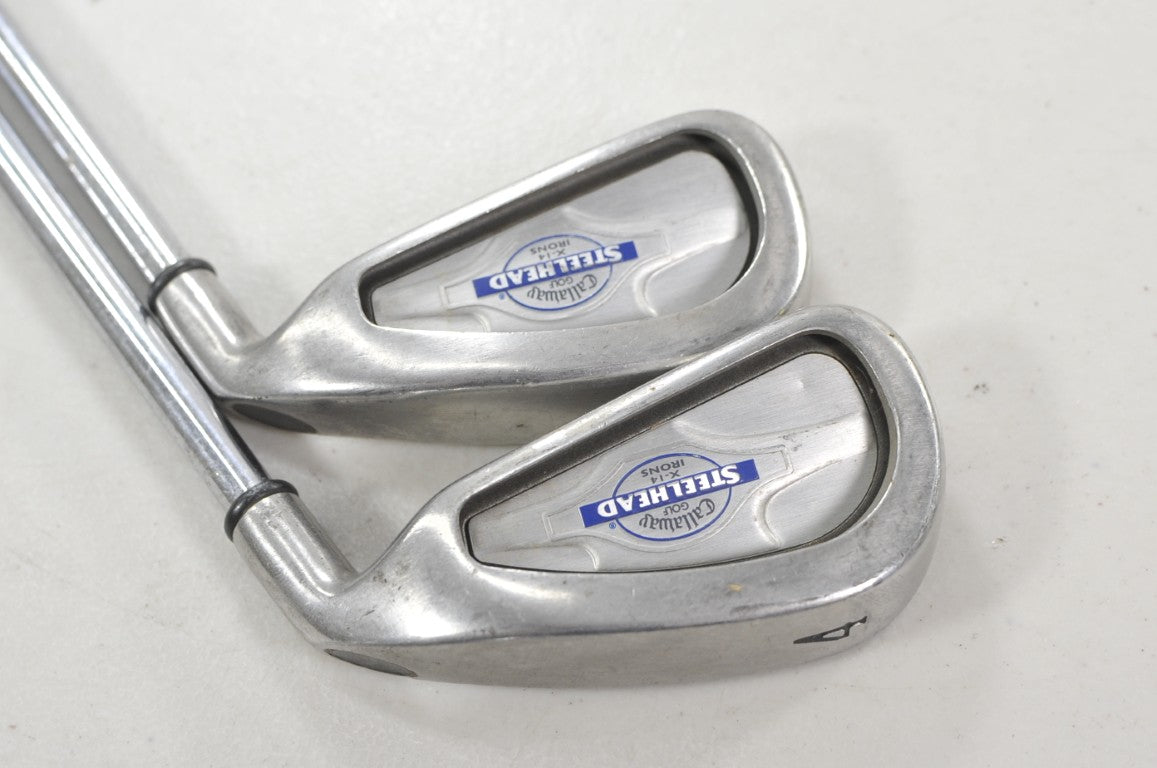 Callaway Steelhead X-14 Single 3 and 4 Irons Stiff Flex RH Steel #223238