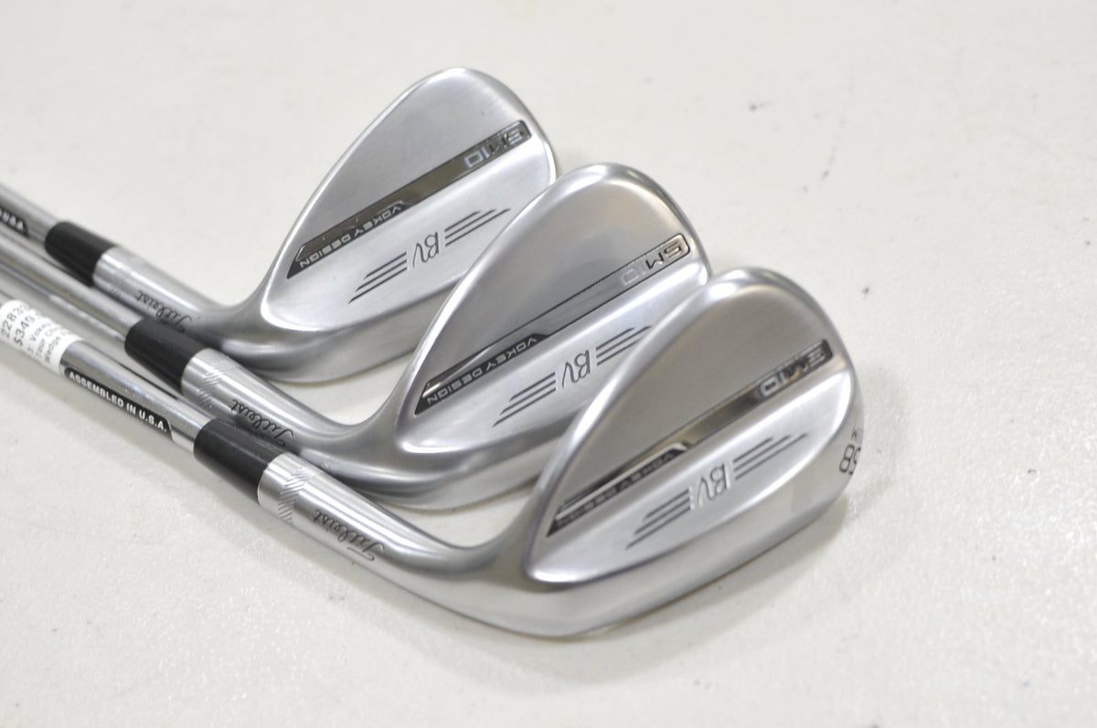 Titleist Vokey SM10 Tour Chrome 50*,54*,58* Wedge Set RH DG 105g Steel #228334