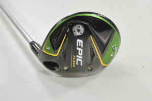 Callaway Epic Flash 3-15* Fairway Wood Regular Flex RH EvenFlow Graphite #221850
