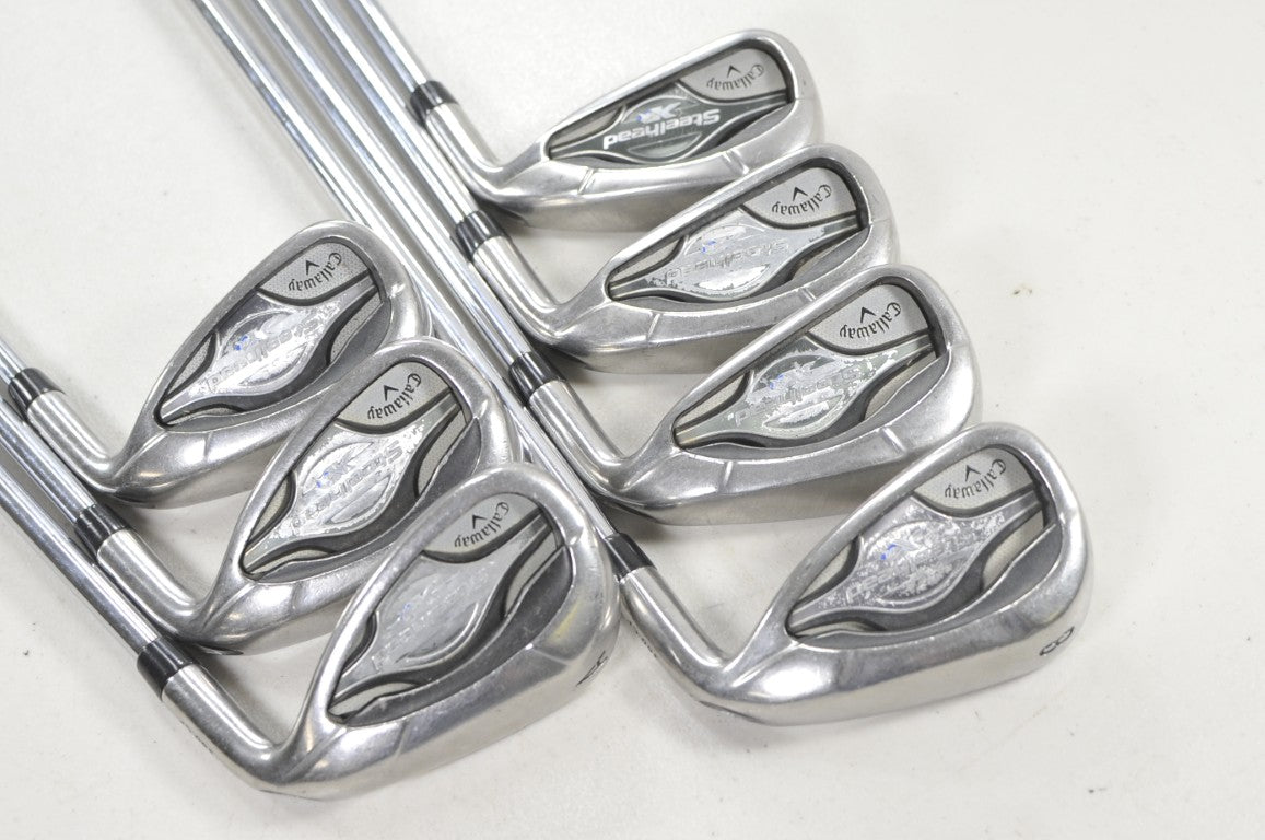 Callaway Steelhead XR 5-PW,AW Iron Set Stiff Flex Right Steel #223324
