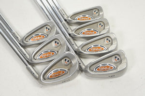 Ping i10 3-9 Iron Set Stiff Flex Black Dot Right AWT Steel  # 221810