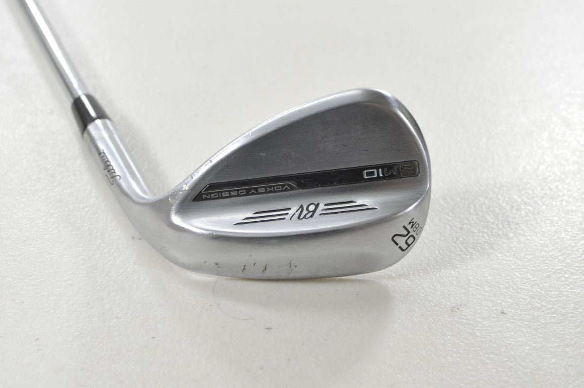 Titleist Vokey SM10 Tour Chrome 62*-08M Wedge Right BV Wedge Flex Steel #218929