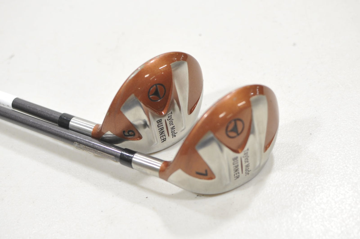 TaylorMade Burner Bubble 7 and 9 Fairway Wood Set Senior Flex Graphite #227938
