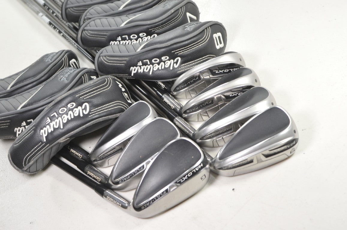 Cleveland Halo XL Full-Face 5-PW,GW Iron Set Senior Flex Helium Graphite #220480