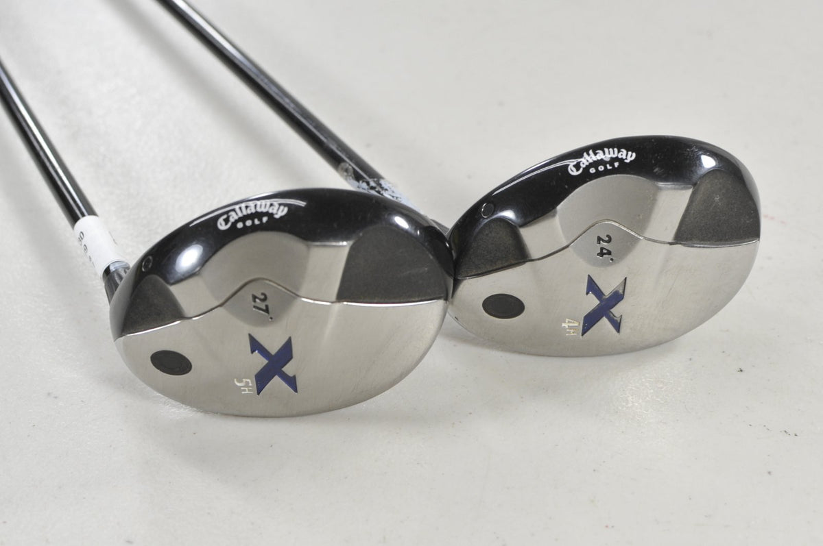 Callaway X 2008 4 and 5 Hybrid Set Senior Light Flex 80g RH Graphite #226230