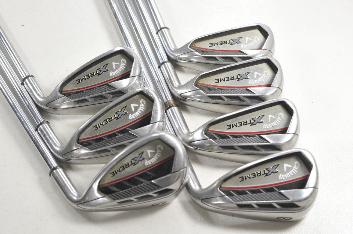 Callaway Xtreme 5-PW,SW Iron Set Right Uniflex Steel  # 218605