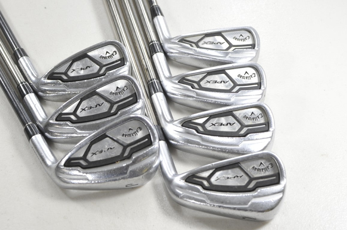 Callaway Apex CF16 4-PW Iron Set Stiff Flex RH Recoil ES 780 F4 Graphite #218904