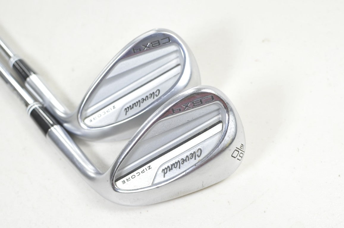 Cleveland CBX 4 Zipcore 54*, 60* Wedge Set RH KBS Hi-Rev 2.0 115g Steel #220470