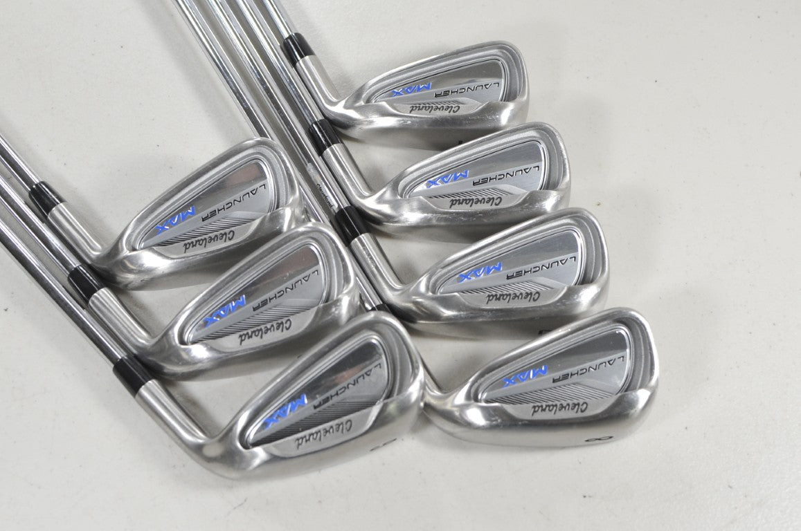 Cleveland Launcher Max 5-PW,GW Iron Set Regular Flex KBS MAX 85g Steel #224417