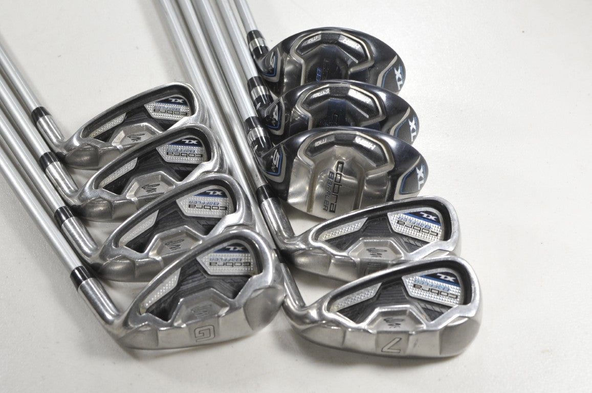 Cobra Baffler XL Combo 3-5H, 6-PW,GW Iron Set Senior Flex 60g RH Graph #218294