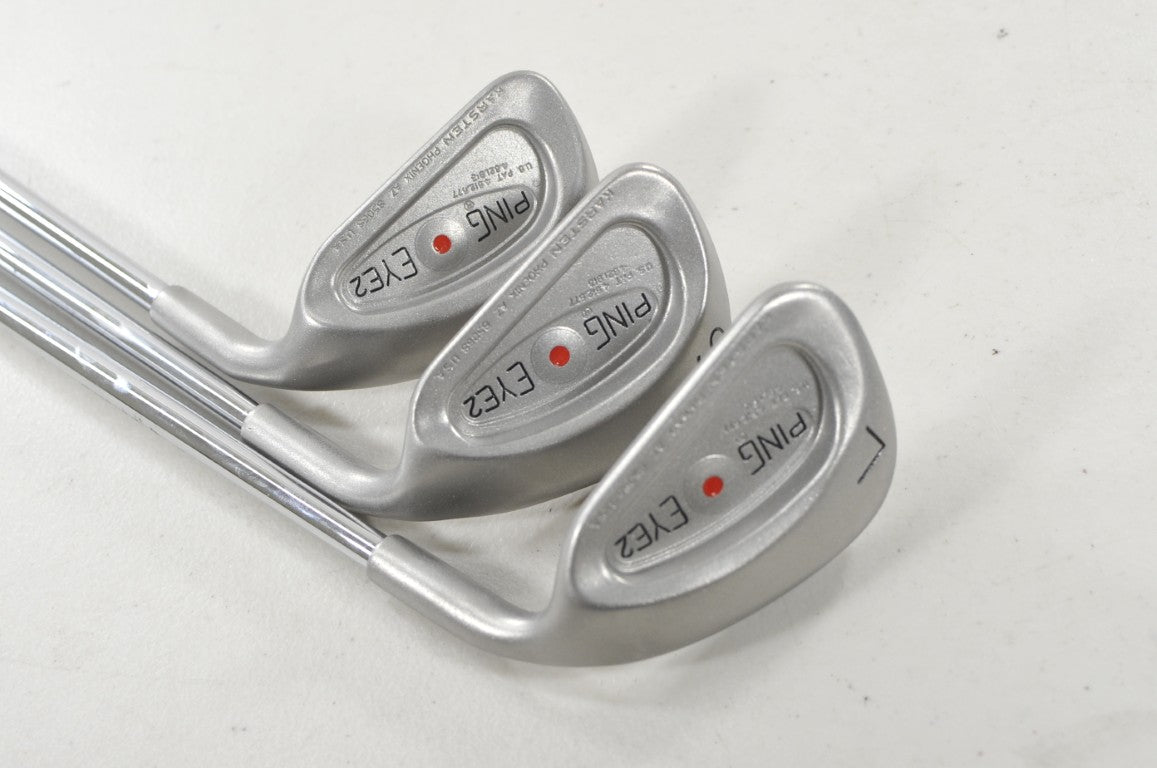 Ping Eye 2 Plus-No-Plus Pitching, Sand, Lob Wedge Set Red Dot DG Steel #225226