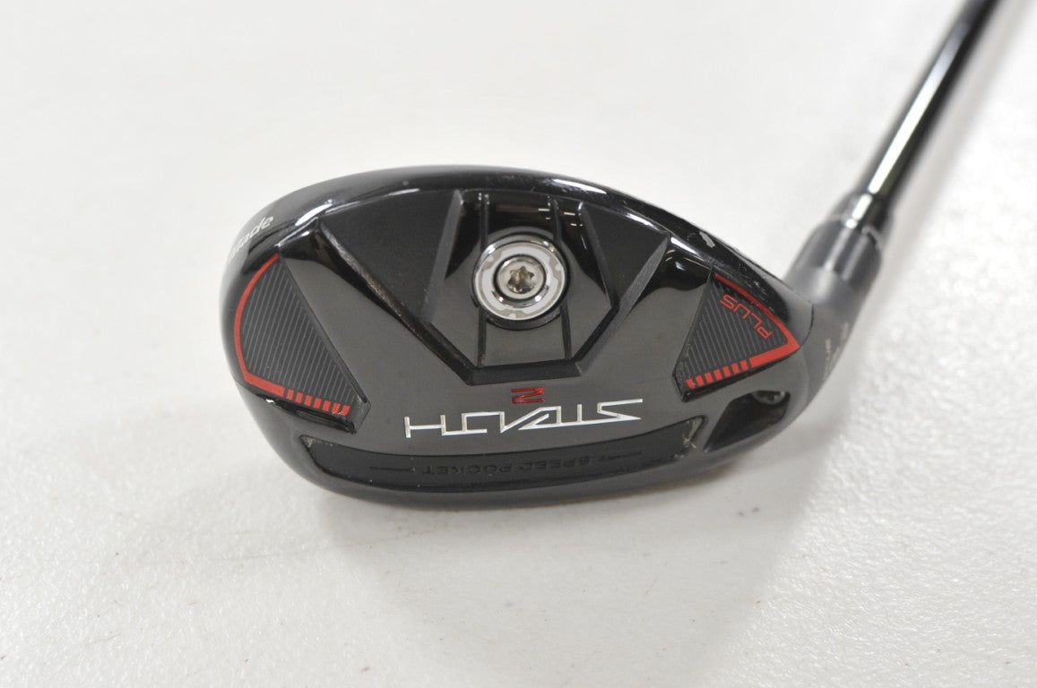 LEFT HANDED TaylorMade Stealth 2 Plus Rescue Hybrid Stiff Flex Graphite # 222063
