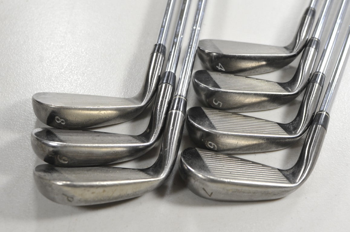 Adams Idea Black CB3 4-PW Iron Set Stiff Flex Right KBS Tour 90 Steel # 215224