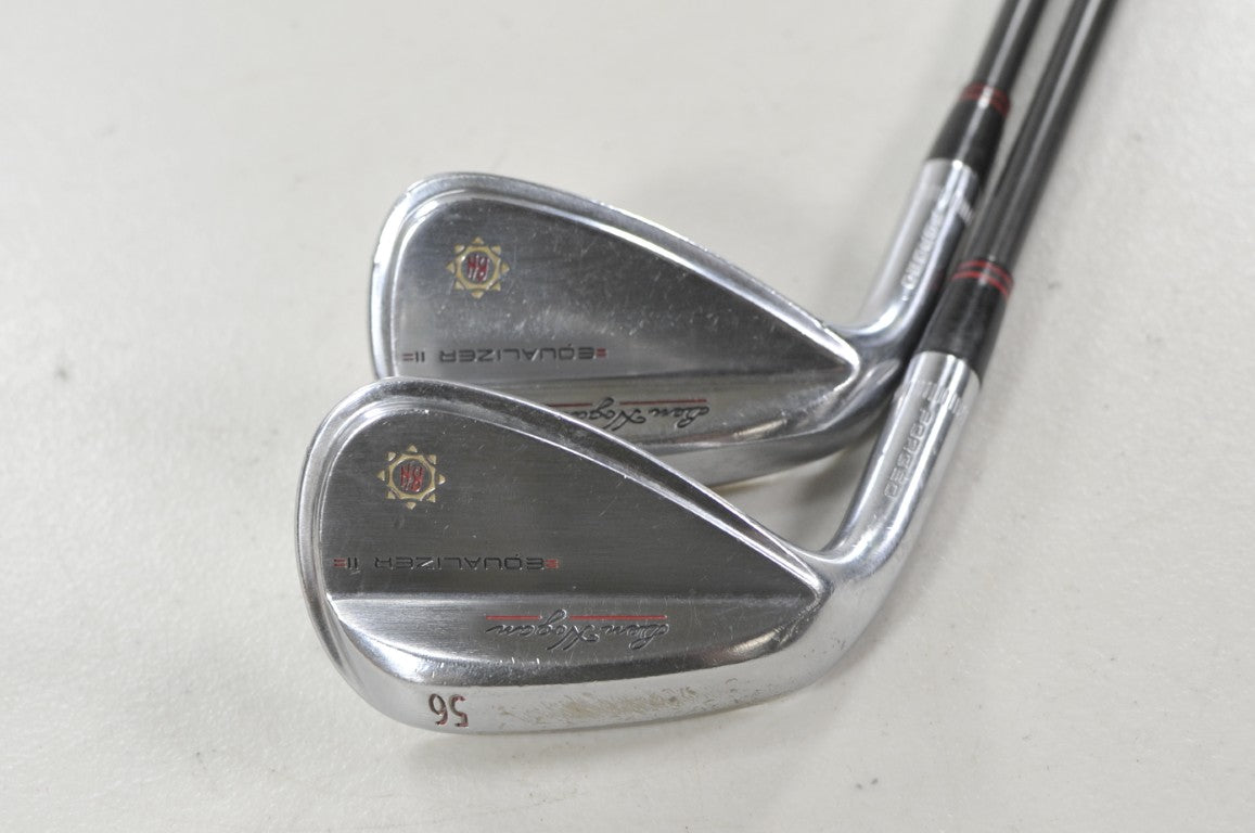 LEFT HAND Ben Hogan Equalizer II 50*, 56* Wedge Set Senior Flex Graphite #223459