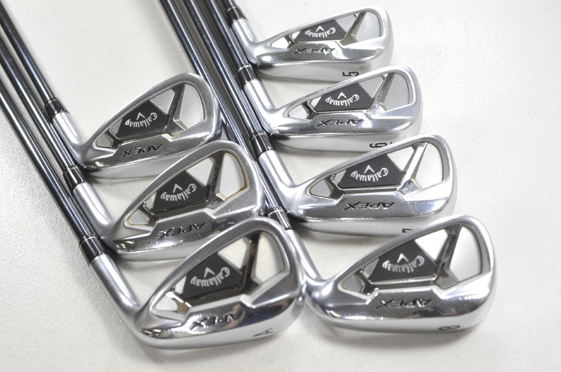 Callaway Apex 21 5-PW,AW Iron Set Regular Flex RH Recoil Dart Graphite # 215138