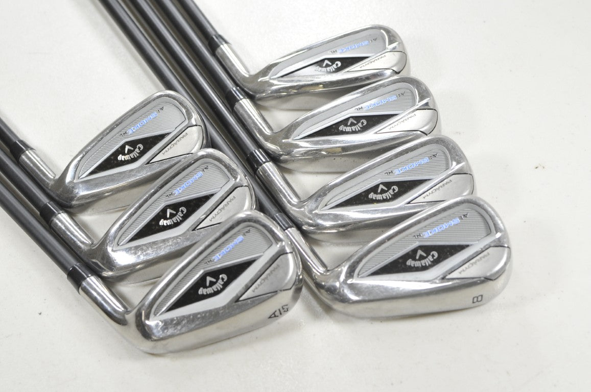 Callaway Paradym Ai Smoke HL 5-PW,AW Iron Set Regular Flex RH Graphite # 223485