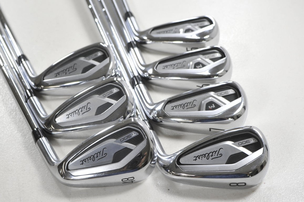 Titleist T300 2021 5-PW,48* Iron Set Stiff Flex RH KBS Tour Lite Steel # 215125