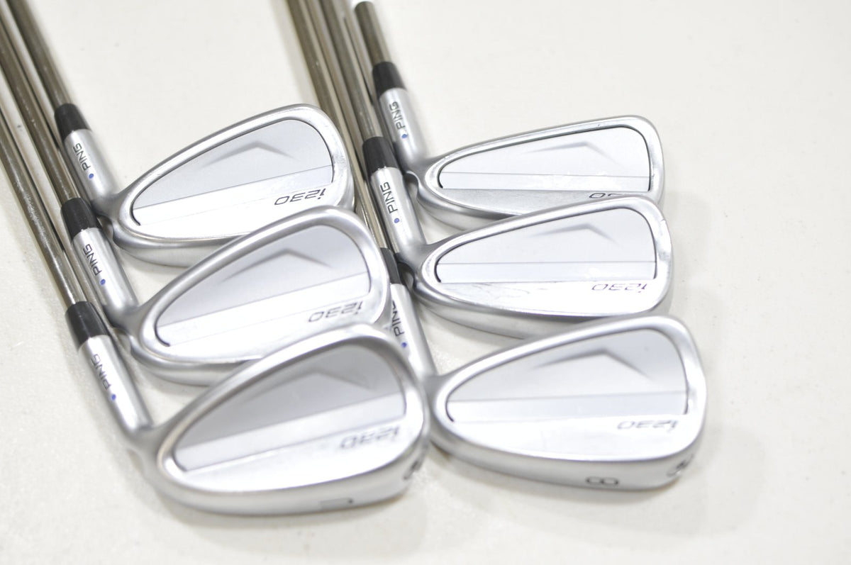 Ping i230 6-W,UW Iron Set Senior Flex Blue Dot Right Recoil F2 Graphite # 215986