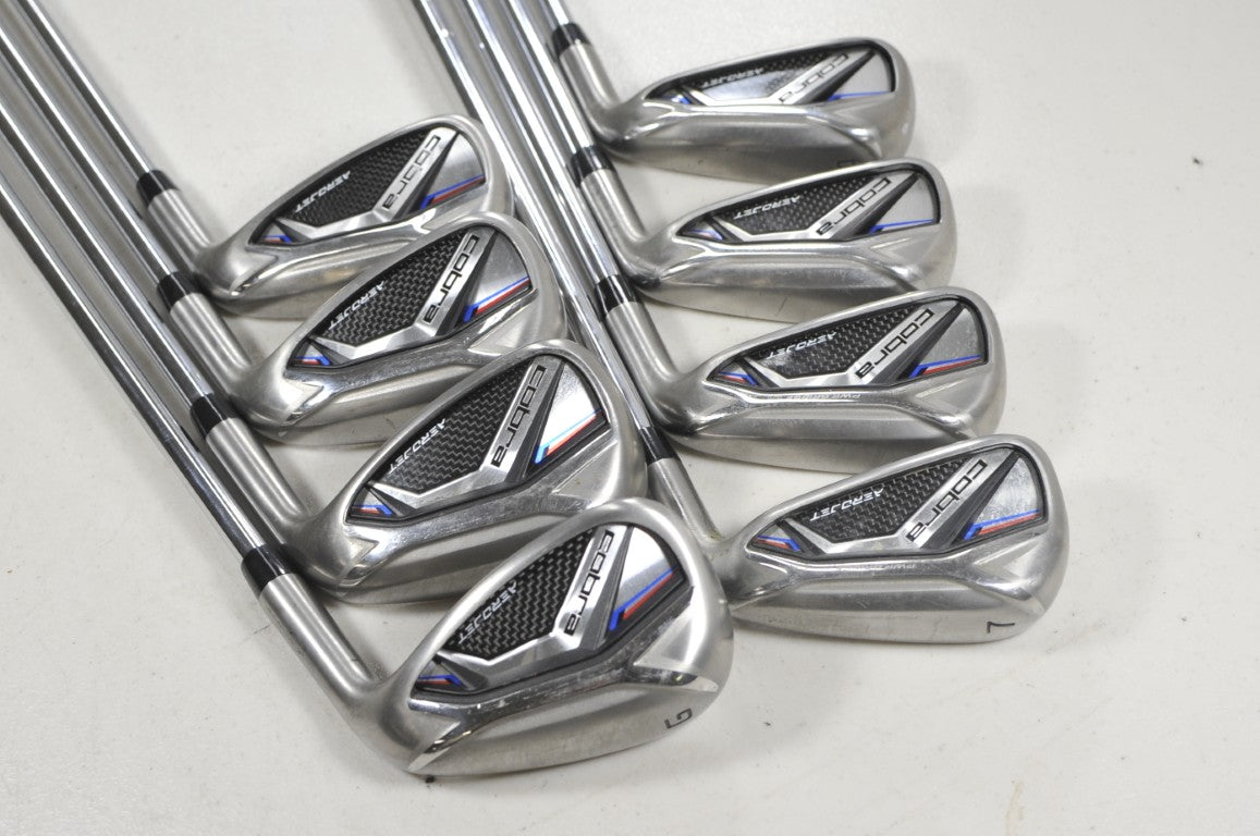 Cobra Aerojet 4-PW,GW Iron Set Regular Flex Right KBS Tour Lite Steel #223147