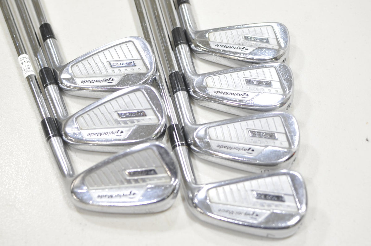 TaylorMade P760 4-PW Iron Set Right X-Stiff Flex Right KBS Tour Steel #228525