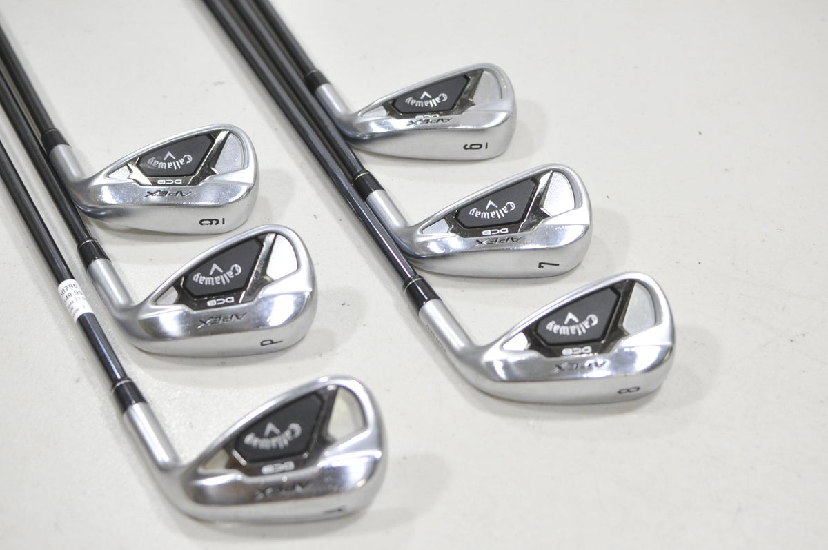 Callaway Apex 21 DCB 6-PW, AW Iron Set Regular RH Recoil Dart F3 65g #230796