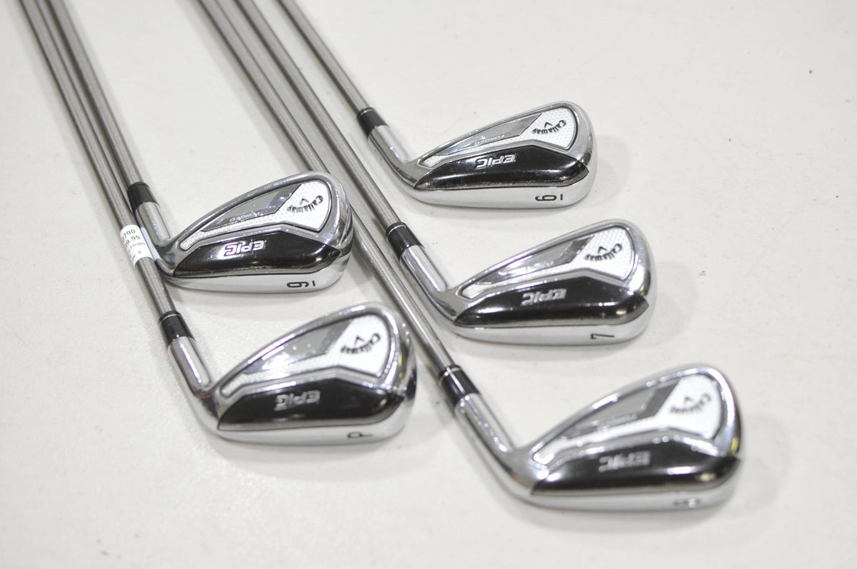 Callaway Epic Forged 6-PW Iron Set Regular RH SteelFiber fc 80g Graphite #230790