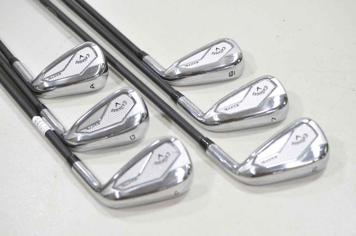 Callaway Elyte Max Fast 6-8,PW,AW,GW Iron Set Senior Vanquish NO 9 Iron #230713
